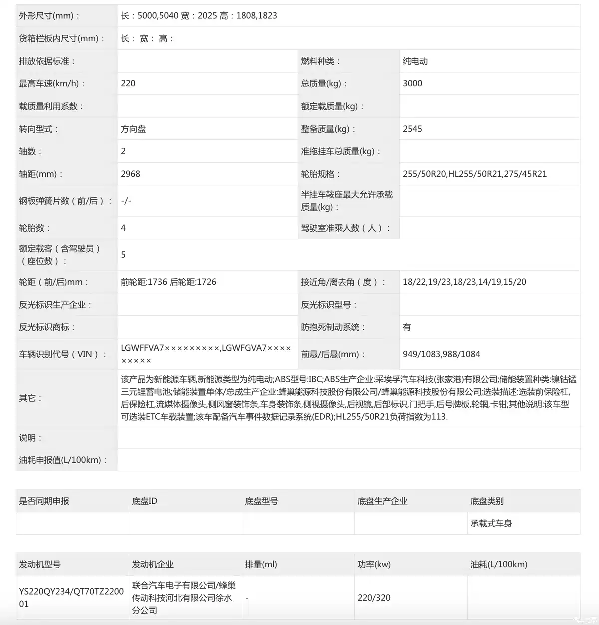 【图】魏牌V8X纯电版申报图 全新大五座中大型SUV 搭载双电机